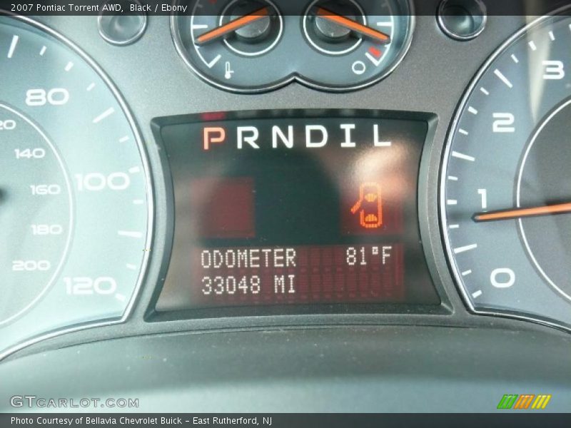 Black / Ebony 2007 Pontiac Torrent AWD