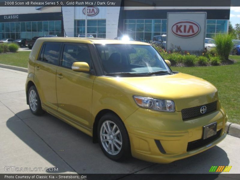 Gold Rush Mica / Dark Gray 2008 Scion xB Release Series 5.0