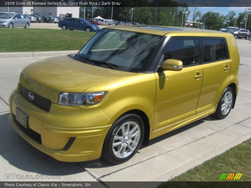 Gold Rush Mica / Dark Gray 2008 Scion xB Release Series 5.0