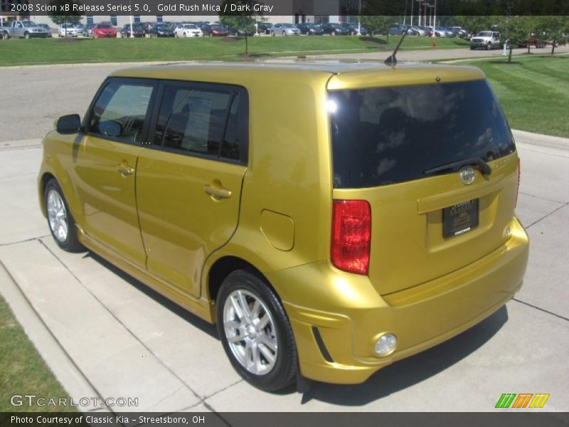 Gold Rush Mica / Dark Gray 2008 Scion xB Release Series 5.0