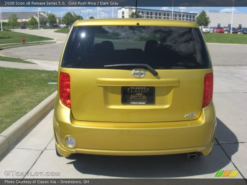 Gold Rush Mica / Dark Gray 2008 Scion xB Release Series 5.0