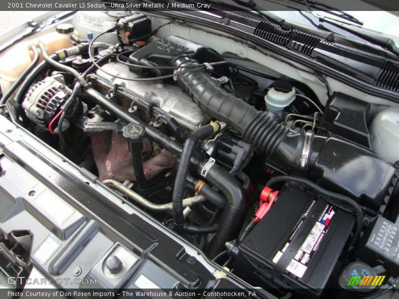 Ultra Silver Metallic / Medium Gray 2001 Chevrolet Cavalier LS Sedan