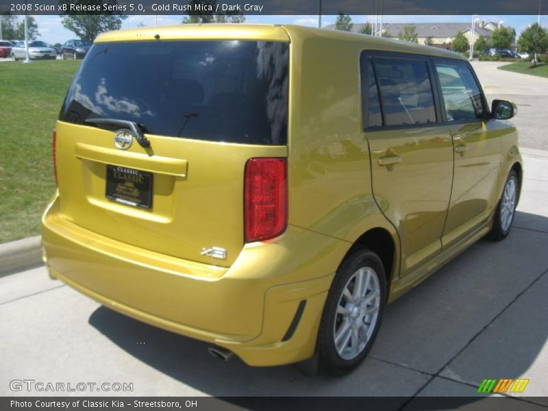 Gold Rush Mica / Dark Gray 2008 Scion xB Release Series 5.0