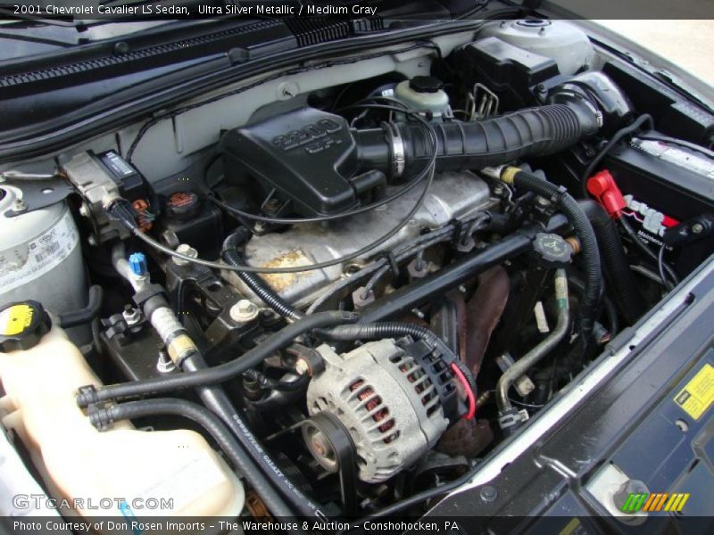 Ultra Silver Metallic / Medium Gray 2001 Chevrolet Cavalier LS Sedan