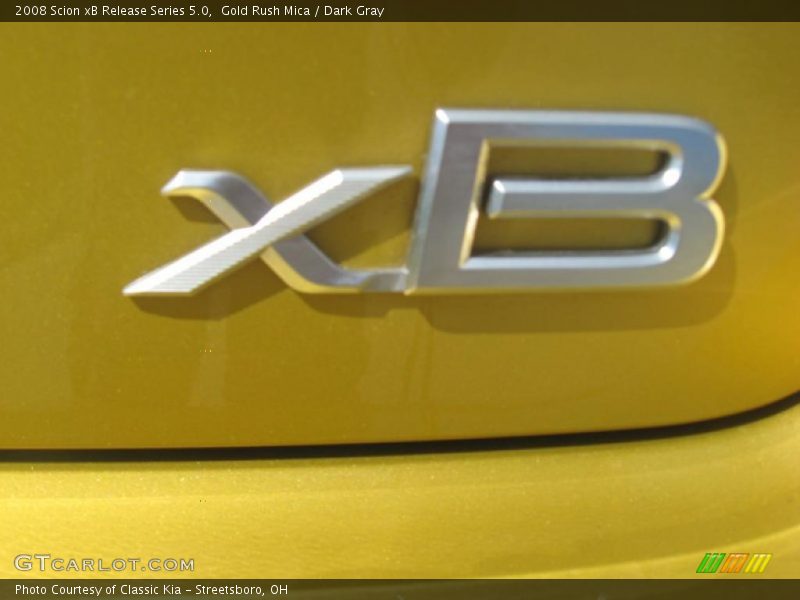 Gold Rush Mica / Dark Gray 2008 Scion xB Release Series 5.0