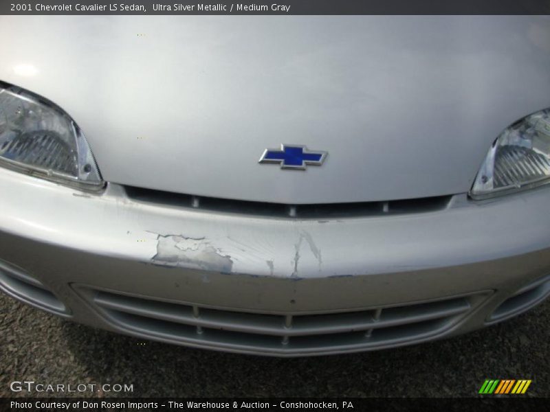 Ultra Silver Metallic / Medium Gray 2001 Chevrolet Cavalier LS Sedan
