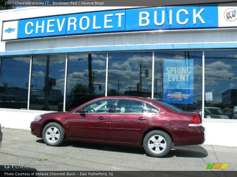 Bordeaux Red / Neutral Beige 2007 Chevrolet Impala LT