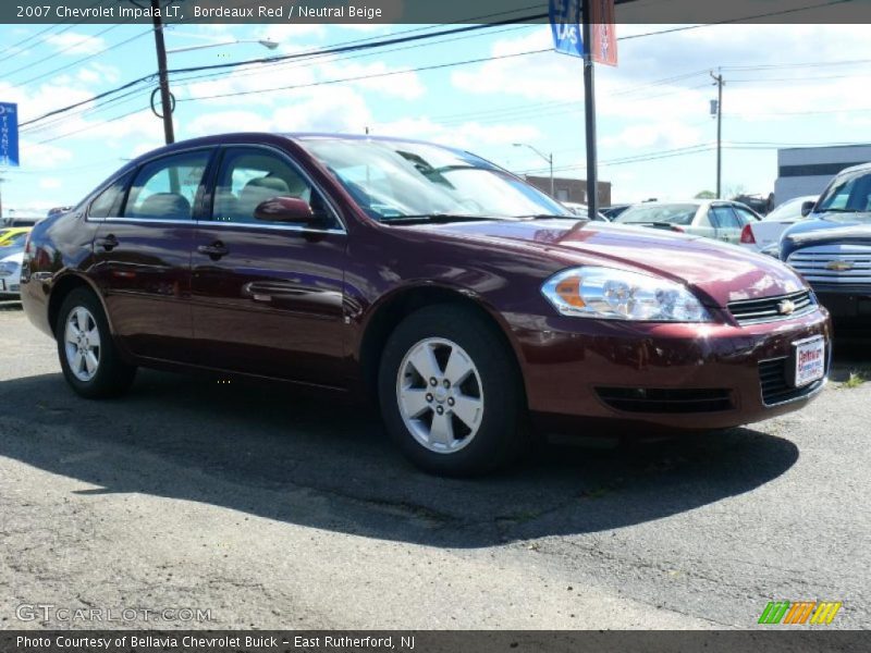 Bordeaux Red / Neutral Beige 2007 Chevrolet Impala LT