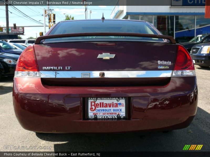 Bordeaux Red / Neutral Beige 2007 Chevrolet Impala LT