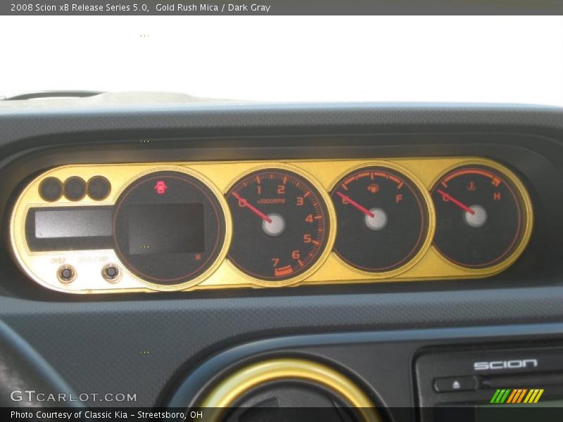 Gold Rush Mica / Dark Gray 2008 Scion xB Release Series 5.0