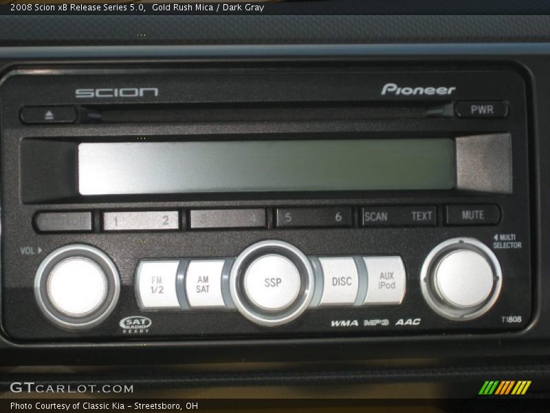 Gold Rush Mica / Dark Gray 2008 Scion xB Release Series 5.0