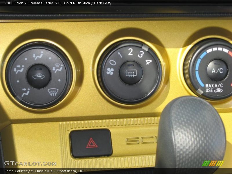 Gold Rush Mica / Dark Gray 2008 Scion xB Release Series 5.0