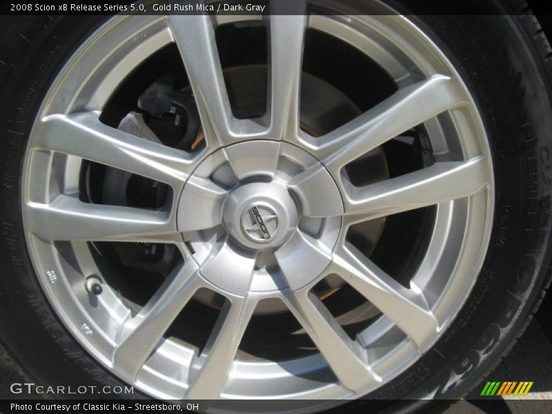 Gold Rush Mica / Dark Gray 2008 Scion xB Release Series 5.0