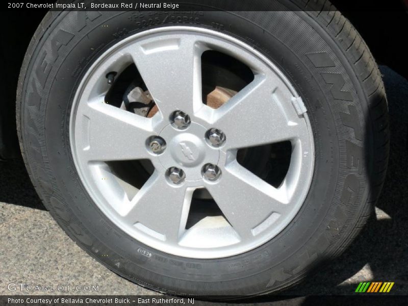 Bordeaux Red / Neutral Beige 2007 Chevrolet Impala LT