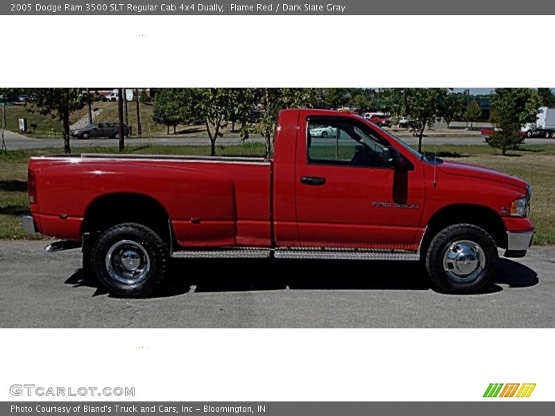 Flame Red / Dark Slate Gray 2005 Dodge Ram 3500 SLT Regular Cab 4x4 Dually