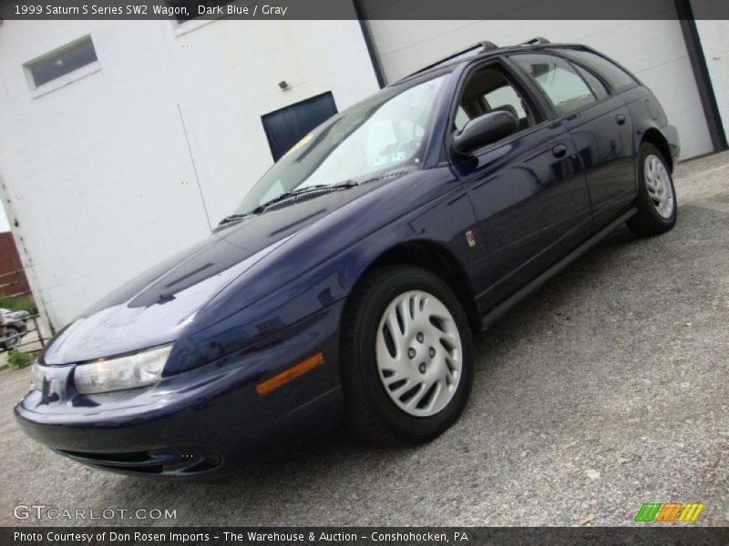 Dark Blue / Gray 1999 Saturn S Series SW2 Wagon
