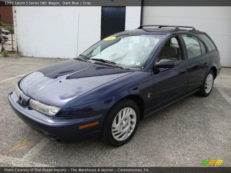 Dark Blue / Gray 1999 Saturn S Series SW2 Wagon
