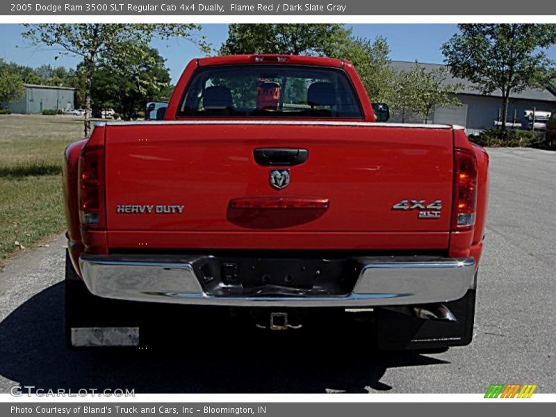 Flame Red / Dark Slate Gray 2005 Dodge Ram 3500 SLT Regular Cab 4x4 Dually