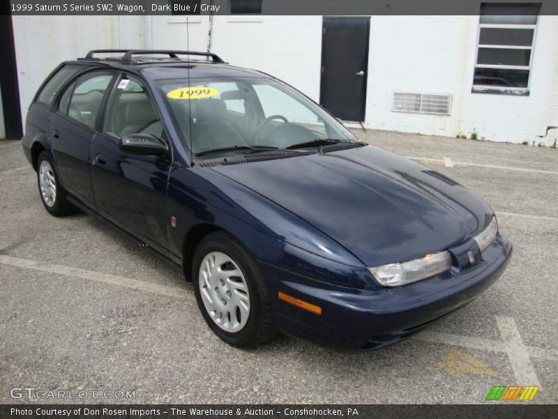 Dark Blue / Gray 1999 Saturn S Series SW2 Wagon