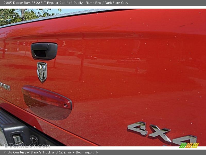 Flame Red / Dark Slate Gray 2005 Dodge Ram 3500 SLT Regular Cab 4x4 Dually