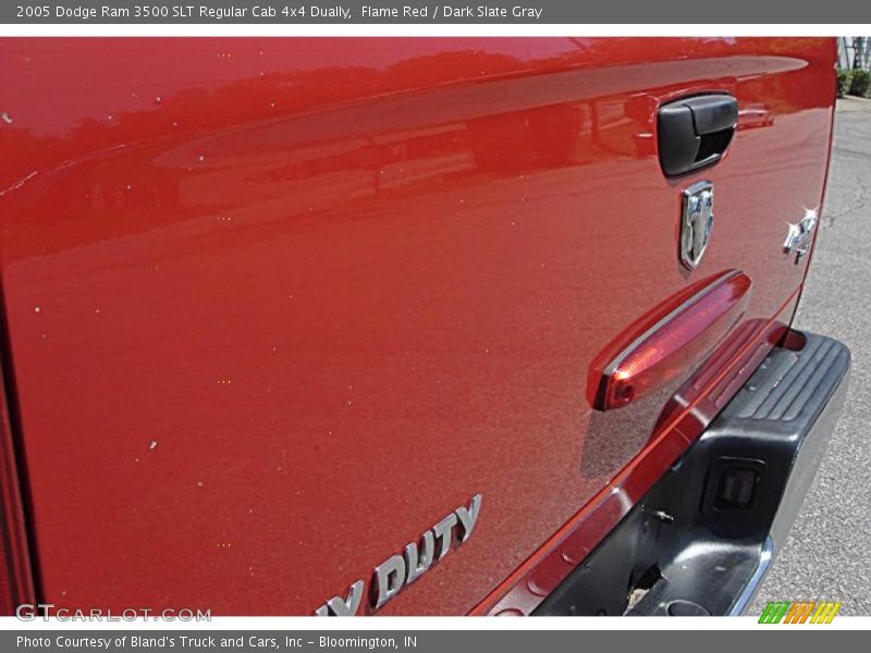 Flame Red / Dark Slate Gray 2005 Dodge Ram 3500 SLT Regular Cab 4x4 Dually