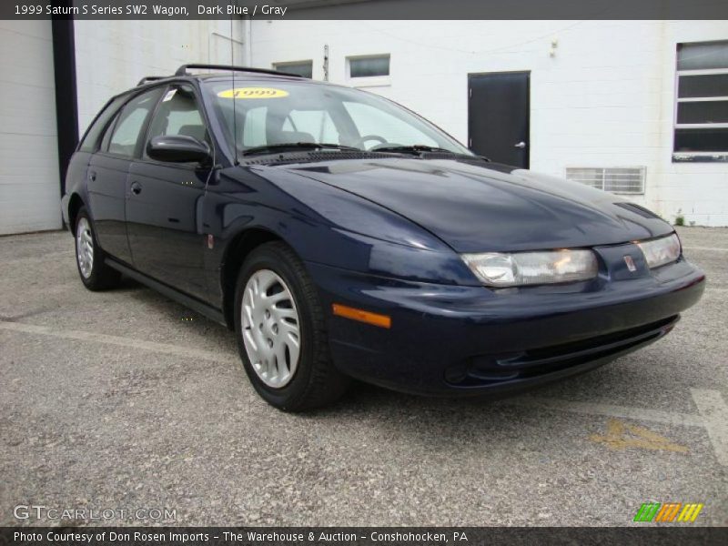 Dark Blue / Gray 1999 Saturn S Series SW2 Wagon
