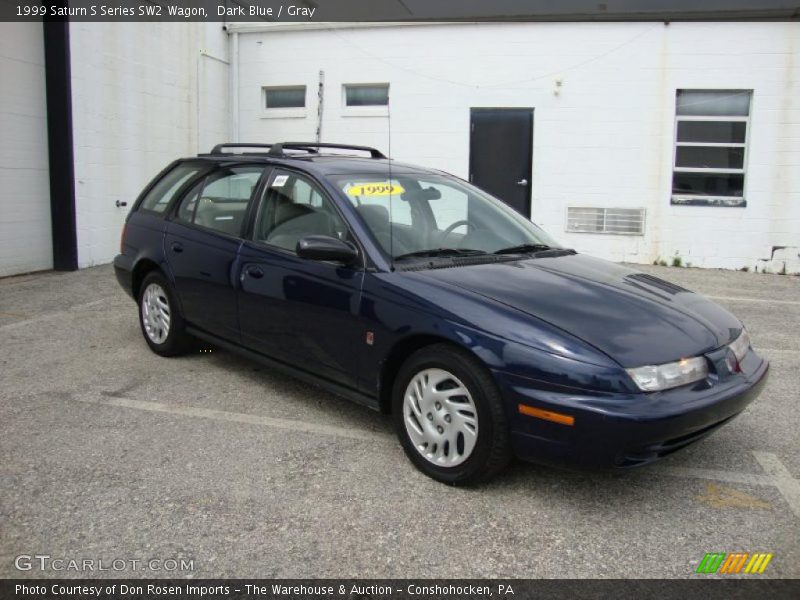 Dark Blue / Gray 1999 Saturn S Series SW2 Wagon