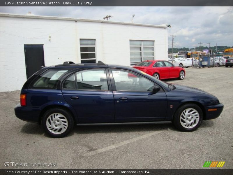 Dark Blue / Gray 1999 Saturn S Series SW2 Wagon