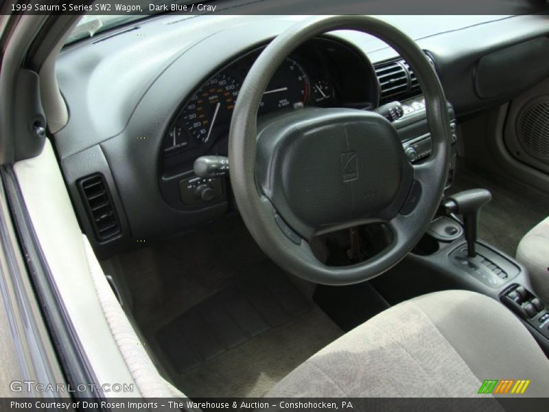 Dark Blue / Gray 1999 Saturn S Series SW2 Wagon