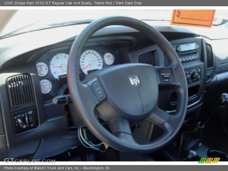 Flame Red / Dark Slate Gray 2005 Dodge Ram 3500 SLT Regular Cab 4x4 Dually