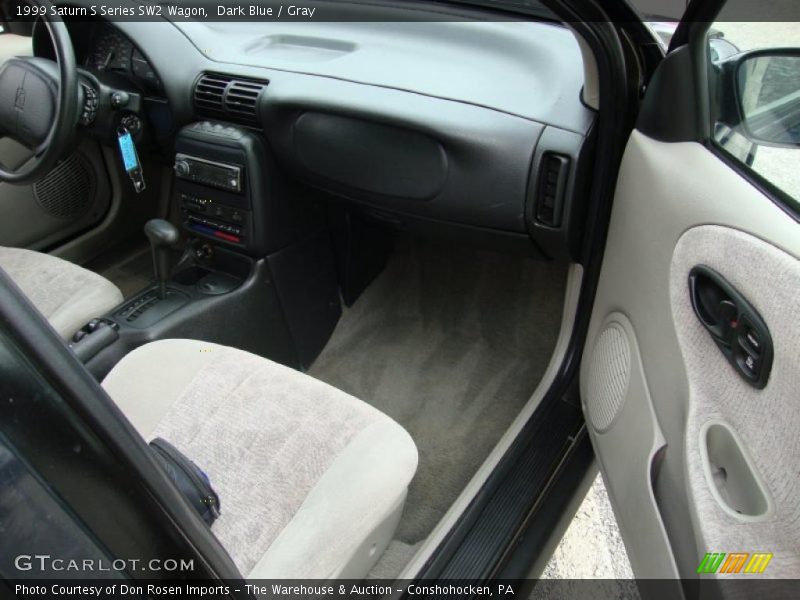 Dark Blue / Gray 1999 Saturn S Series SW2 Wagon