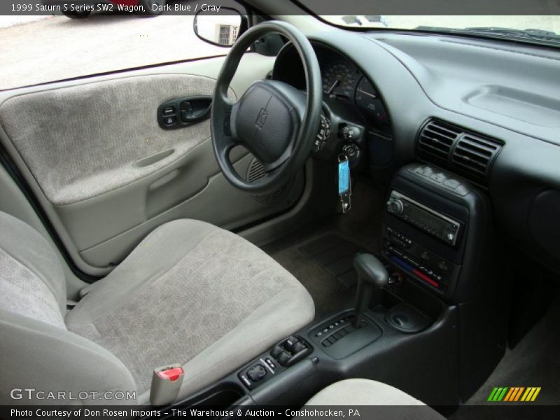 Dark Blue / Gray 1999 Saturn S Series SW2 Wagon