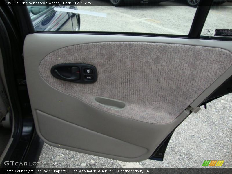Dark Blue / Gray 1999 Saturn S Series SW2 Wagon