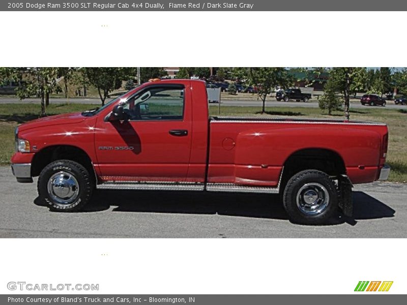 Flame Red / Dark Slate Gray 2005 Dodge Ram 3500 SLT Regular Cab 4x4 Dually
