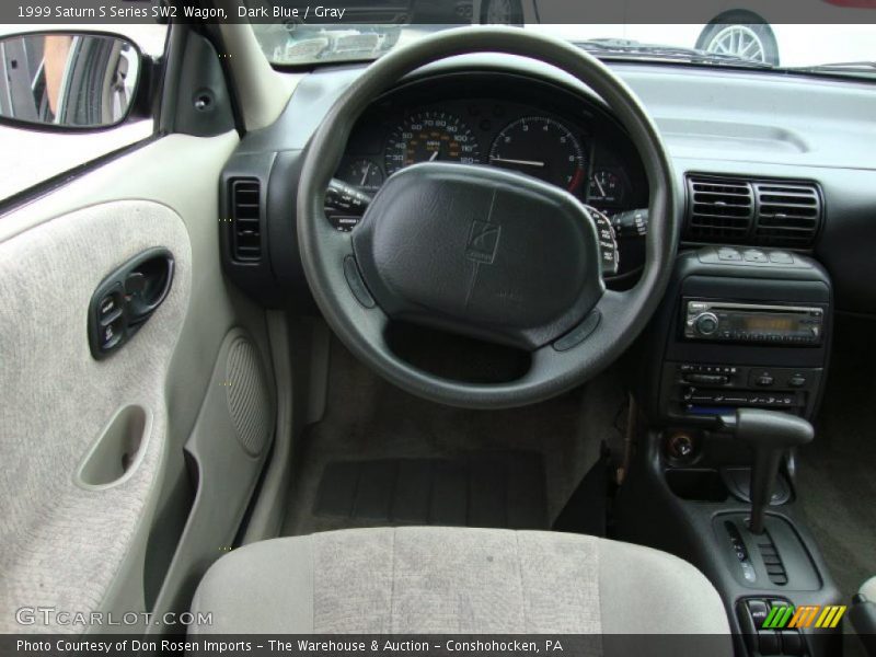 Dark Blue / Gray 1999 Saturn S Series SW2 Wagon