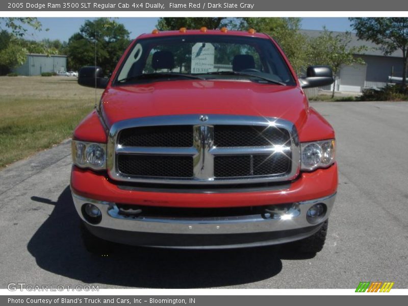 Flame Red / Dark Slate Gray 2005 Dodge Ram 3500 SLT Regular Cab 4x4 Dually