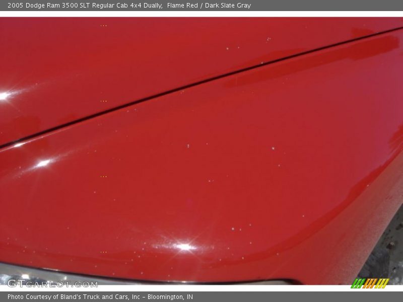 Flame Red / Dark Slate Gray 2005 Dodge Ram 3500 SLT Regular Cab 4x4 Dually