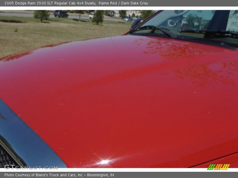 Flame Red / Dark Slate Gray 2005 Dodge Ram 3500 SLT Regular Cab 4x4 Dually