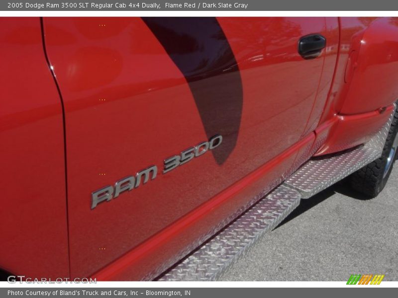 Flame Red / Dark Slate Gray 2005 Dodge Ram 3500 SLT Regular Cab 4x4 Dually