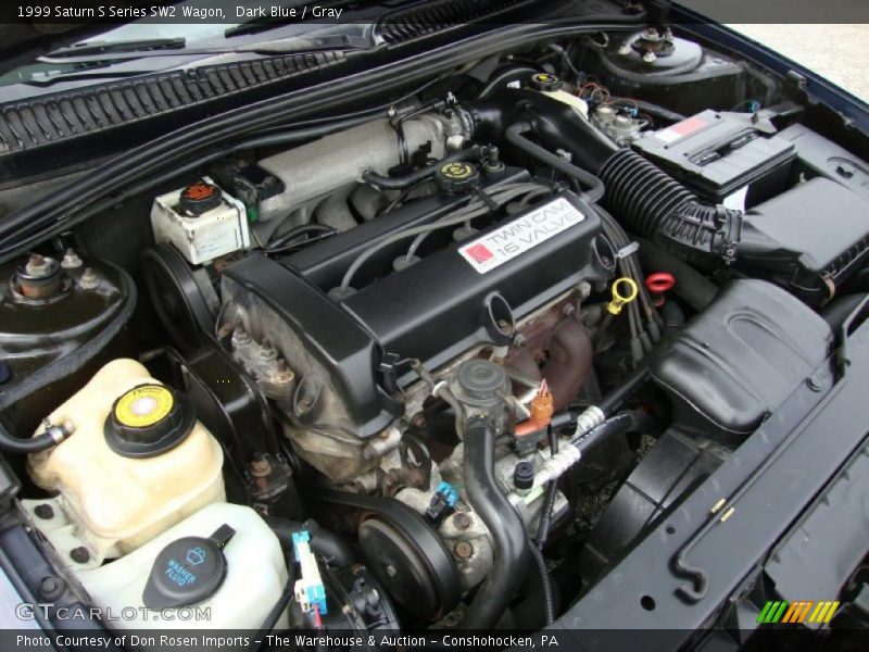 Dark Blue / Gray 1999 Saturn S Series SW2 Wagon