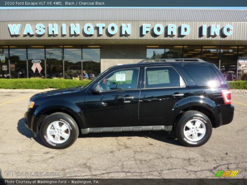 Black / Charcoal Black 2010 Ford Escape XLT V6 4WD