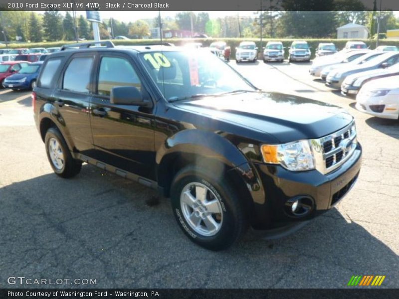 Black / Charcoal Black 2010 Ford Escape XLT V6 4WD