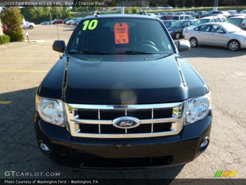 Black / Charcoal Black 2010 Ford Escape XLT V6 4WD