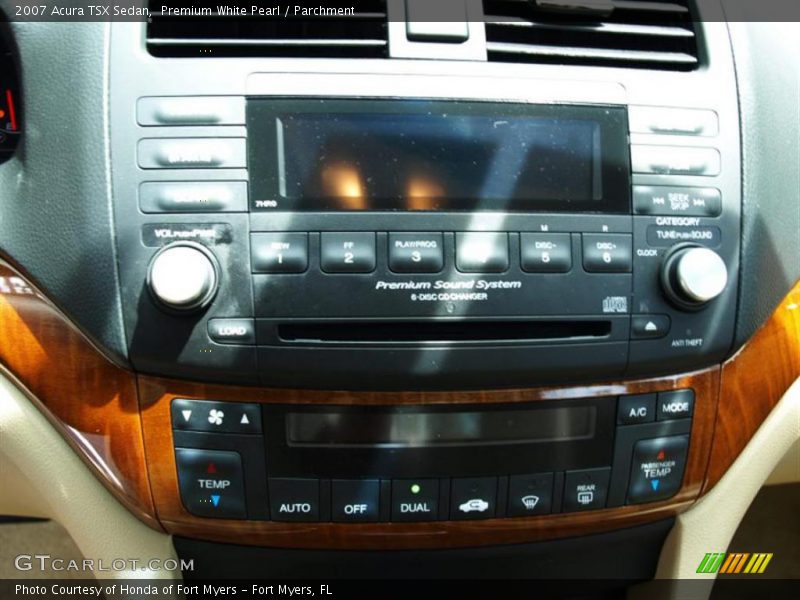 Premium White Pearl / Parchment 2007 Acura TSX Sedan