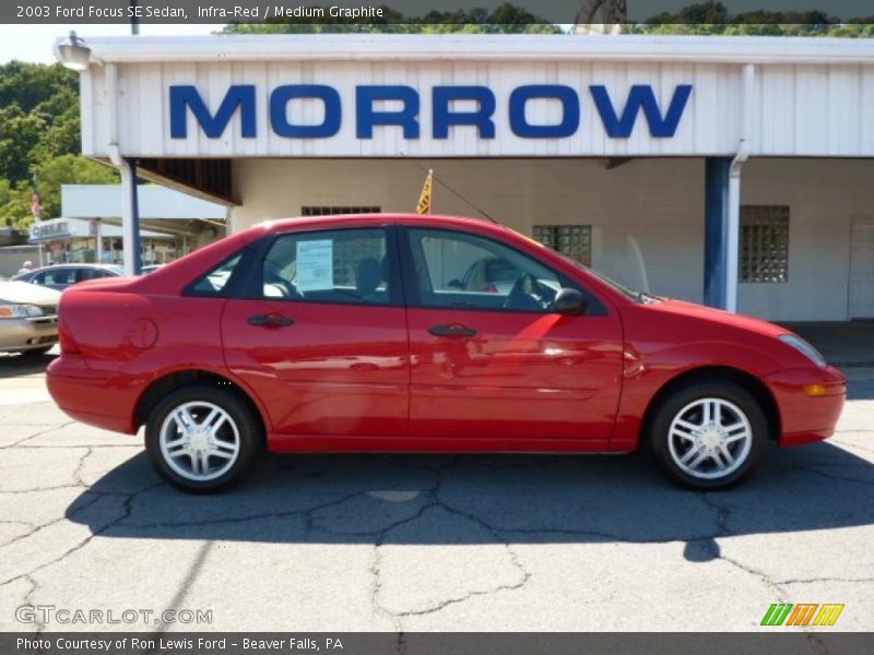 Infra-Red / Medium Graphite 2003 Ford Focus SE Sedan