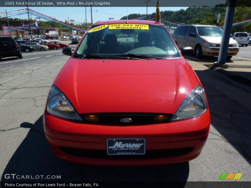 Infra-Red / Medium Graphite 2003 Ford Focus SE Sedan