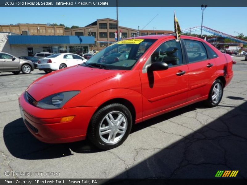 Infra-Red / Medium Graphite 2003 Ford Focus SE Sedan