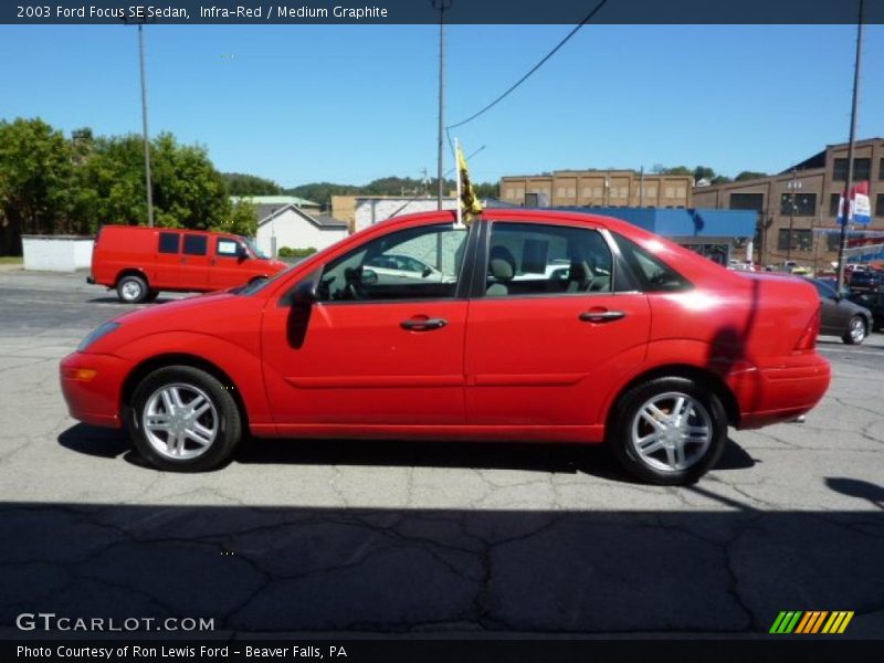 Infra-Red / Medium Graphite 2003 Ford Focus SE Sedan