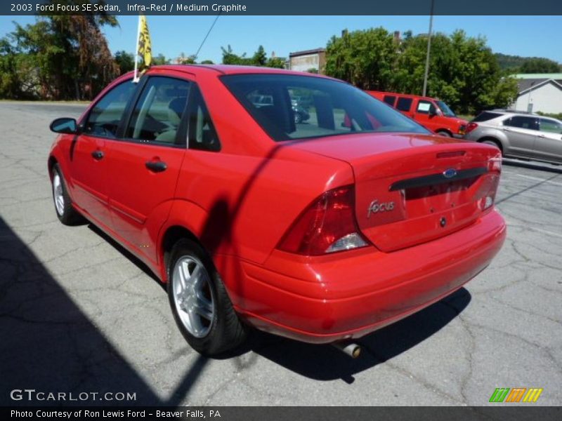 Infra-Red / Medium Graphite 2003 Ford Focus SE Sedan