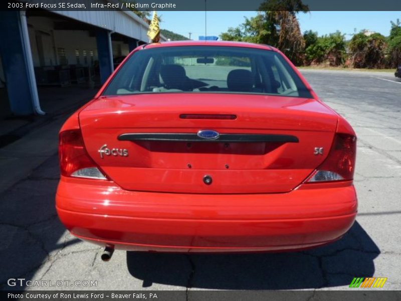 Infra-Red / Medium Graphite 2003 Ford Focus SE Sedan